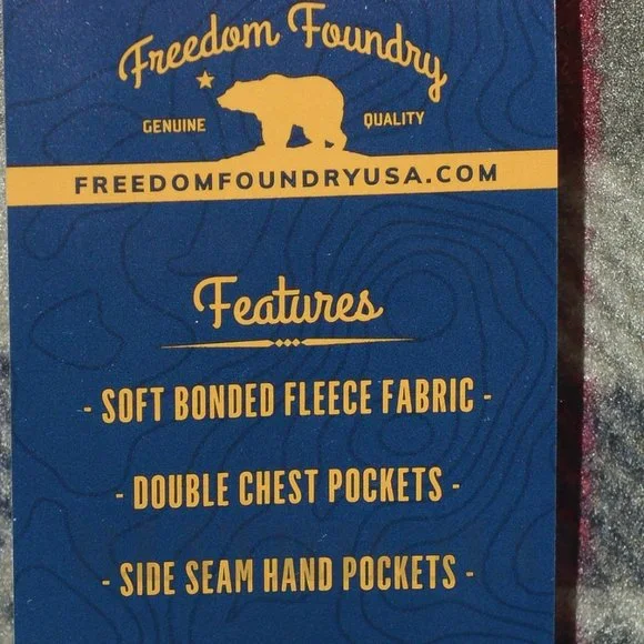 Green NWT Men’s Super Plush Shirt Jacket Freedom Foundry - Picture 7 of 7